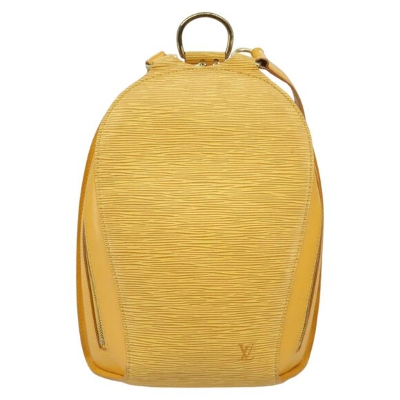 LOUIS VUITTON Epi Mabillon Backpack Yellow - Picture 2 of 15